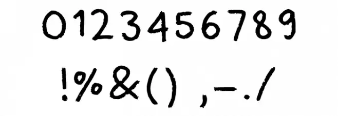 Shhhh Its A Crayon Regular Schriftart Anderer Schreiben