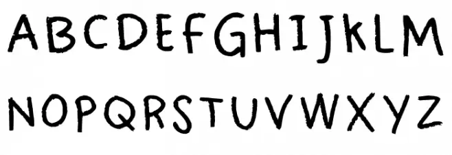 Shhhh Its A Crayon Regular Schriftart Gro&szlig;