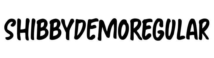 Shibby DEMO Regular Schriftart