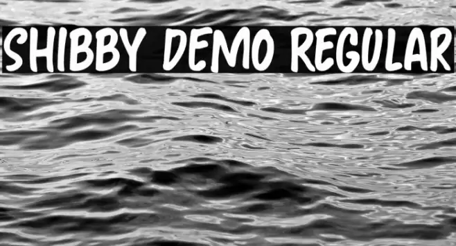 Shibby DEMO Regular Font examples