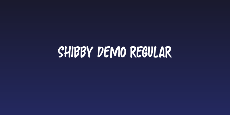 Shibby DEMO Regular Social Header