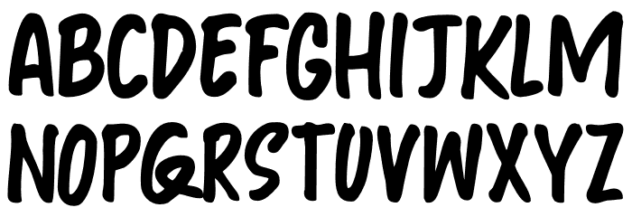Shibby DEMO Regular Schriftart Kleinbuchstaben