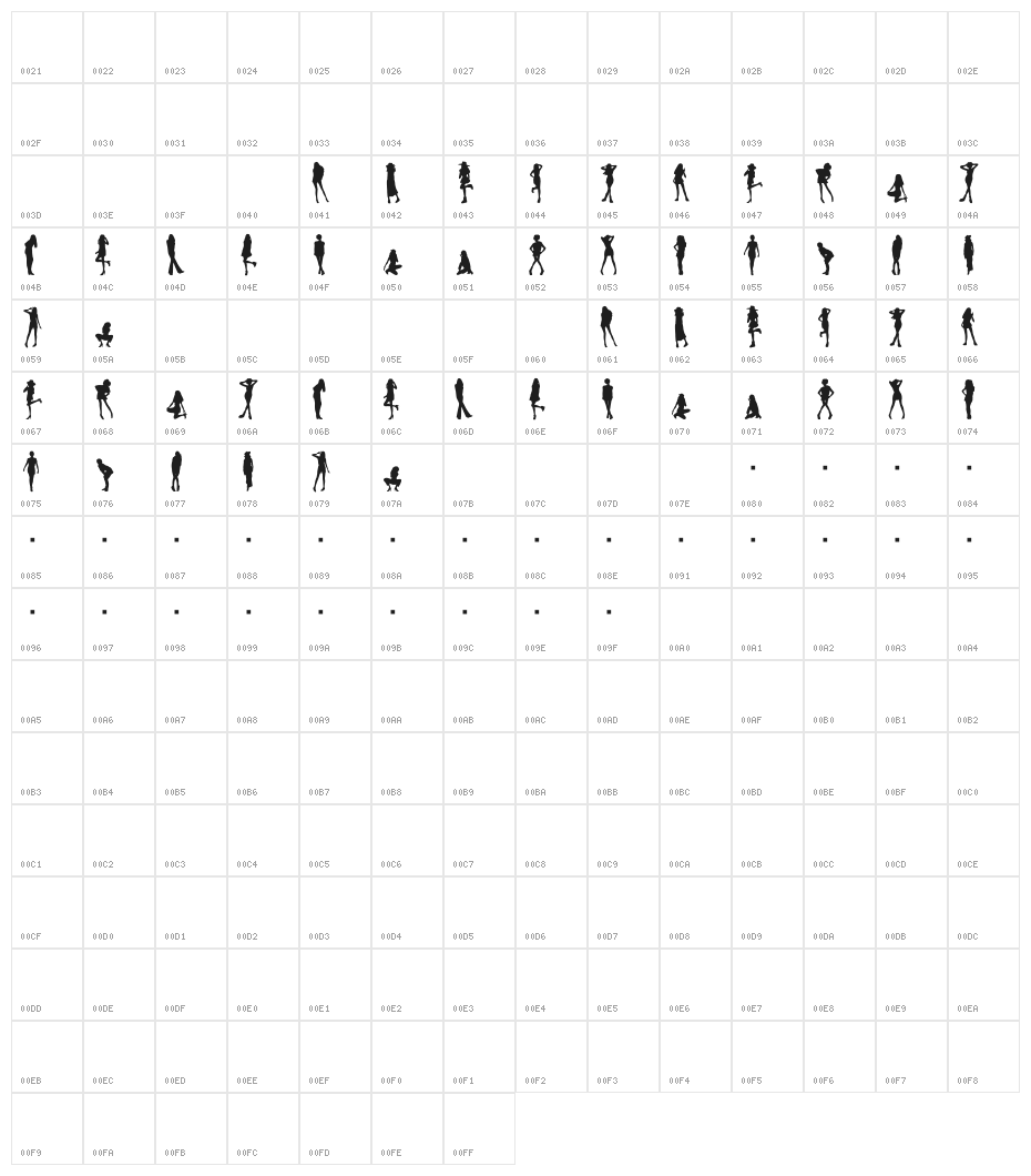 Shibuya Now! Character Map