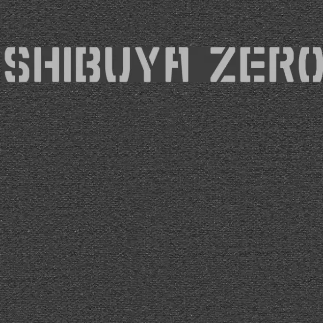 Shibuya Zero Font examples