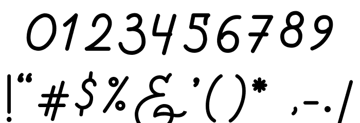 Shibuyah Monoline Font OTHER CHARS