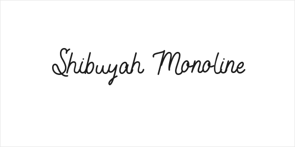 Shibuyah Monoline Logo