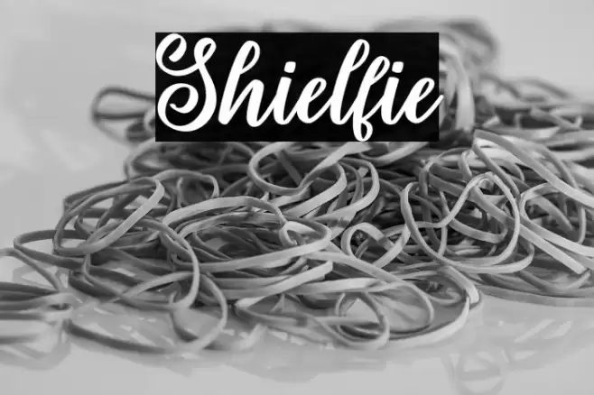 Shielfie Font examples