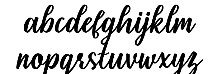 Shielfie Font LOWERCASE