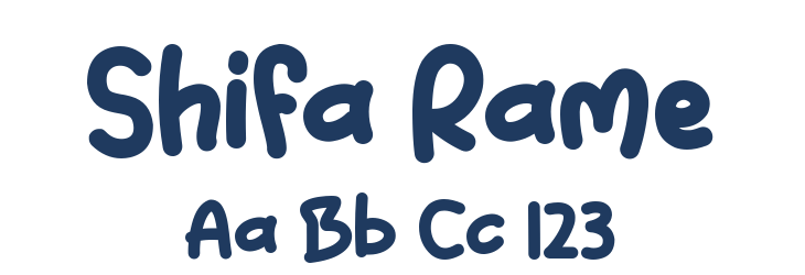 Shifa Rame Font Preview
