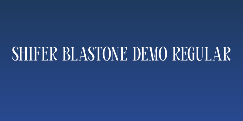 Shifer Blastone Demo Regular Social Header
