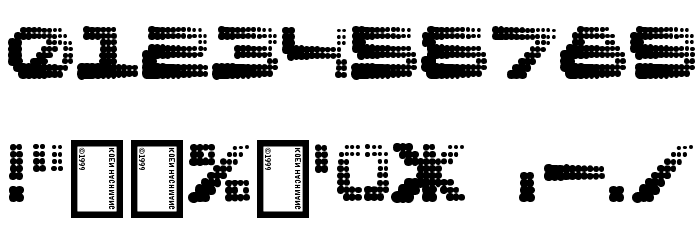 Shift Font OTHER CHARS