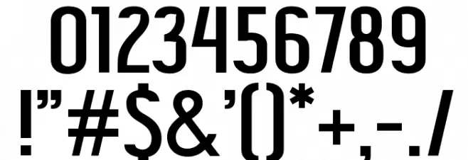 ShiftTypeBasic Font OTHER CHARS