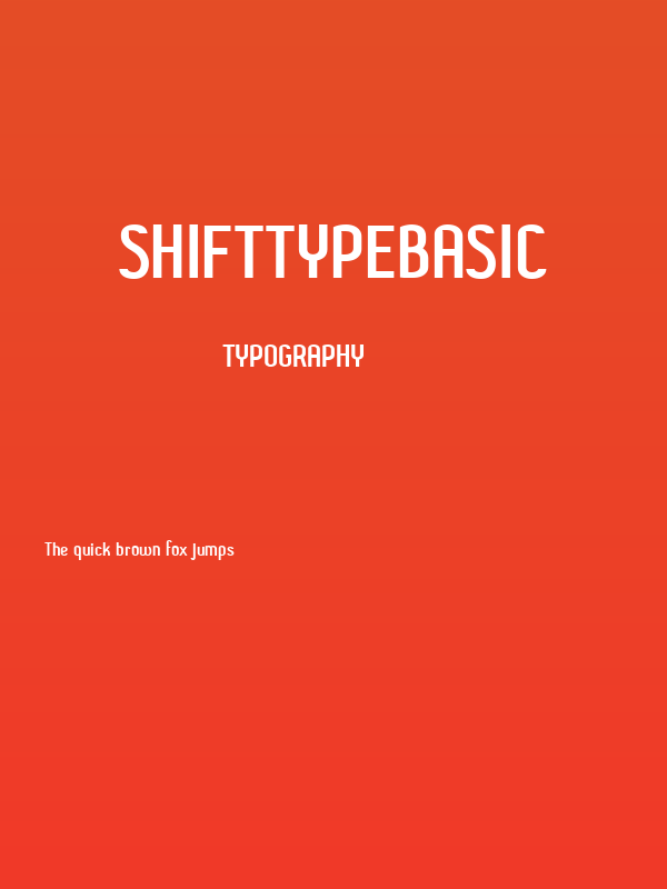 ShiftTypeBasic Poster