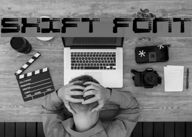 Shift Шрифта examples
