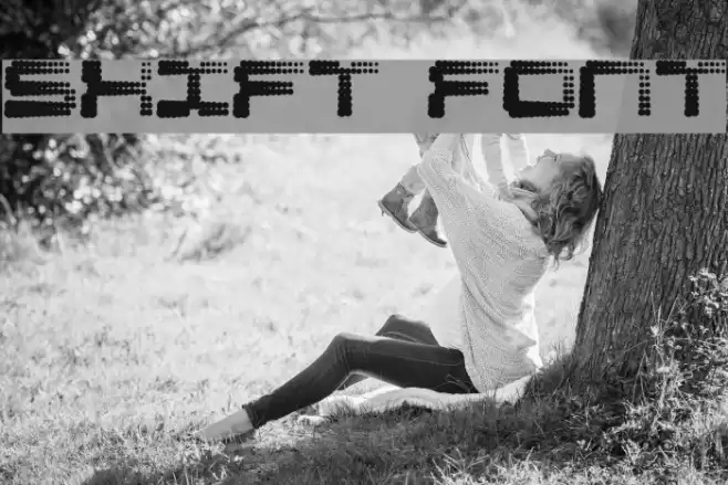 Shift Шрифта examples