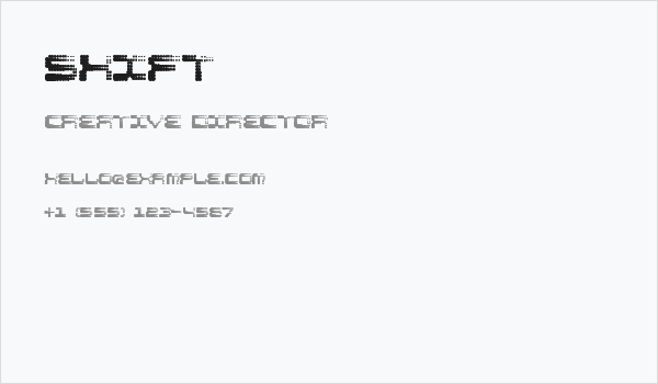 Shift Business Card