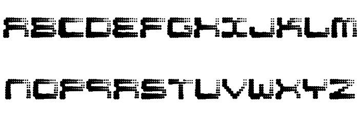 Shift Font LOWERCASE