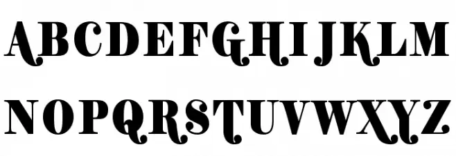 Shifty Chica Fonte MAIÚSCULAS