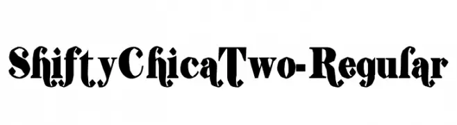 ShiftyChicaTwo-Regular  font caratteri gratis