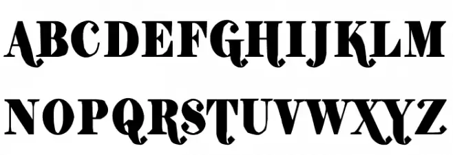 ShiftyChicaTwo-Regular Schriftart Groß