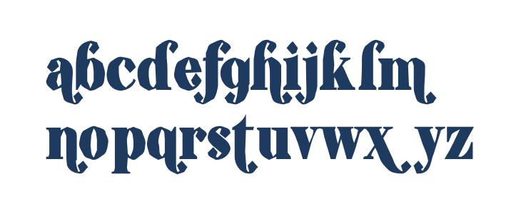 ShiftyChicaTwo-Regular Lowercase