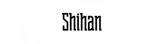 Shihan  Descarca Fonturi Gratis