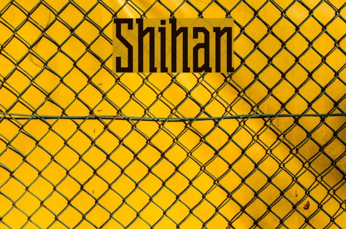 Shihan Font examples