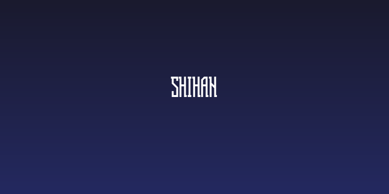 Shihan Social Header