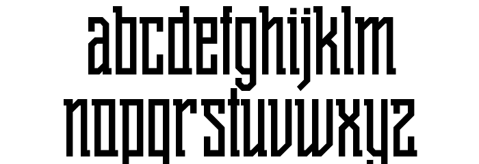 Shihan Font LOWERCASE