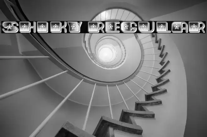 Shiky Regular Caratteri examples