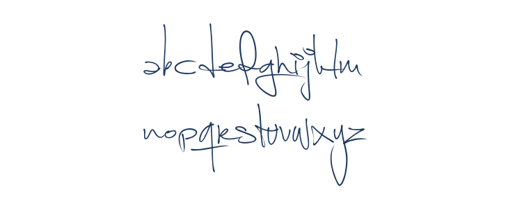 Shimes Two PERSONAL USE Lowercase