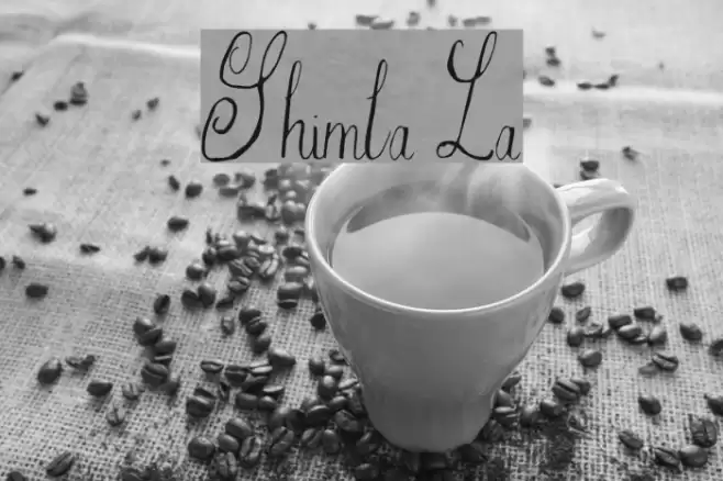 Shimla La Font examples