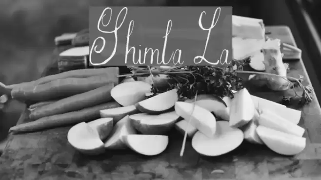 Shimla La Font examples