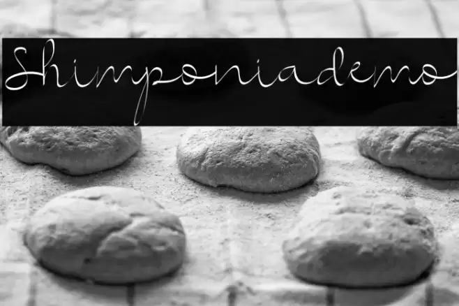 Shimponiademo Font examples
