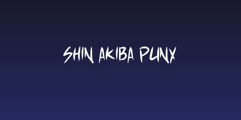 Shin Akiba Punx Social Header