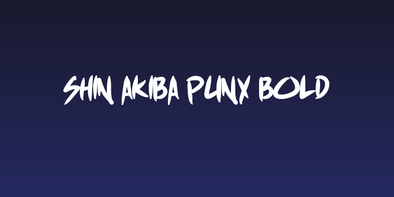 Shin Akiba punx Bold Social Header