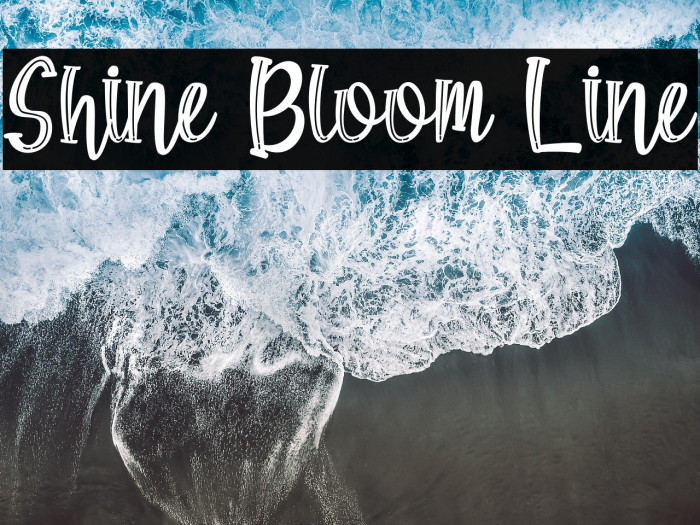 Shine Bloom Line Example 2