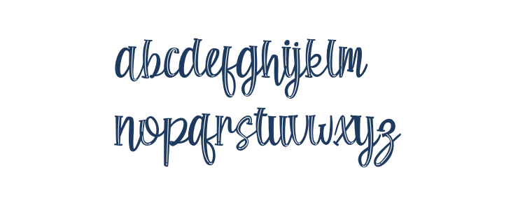 Shine Bloom Line Lowercase