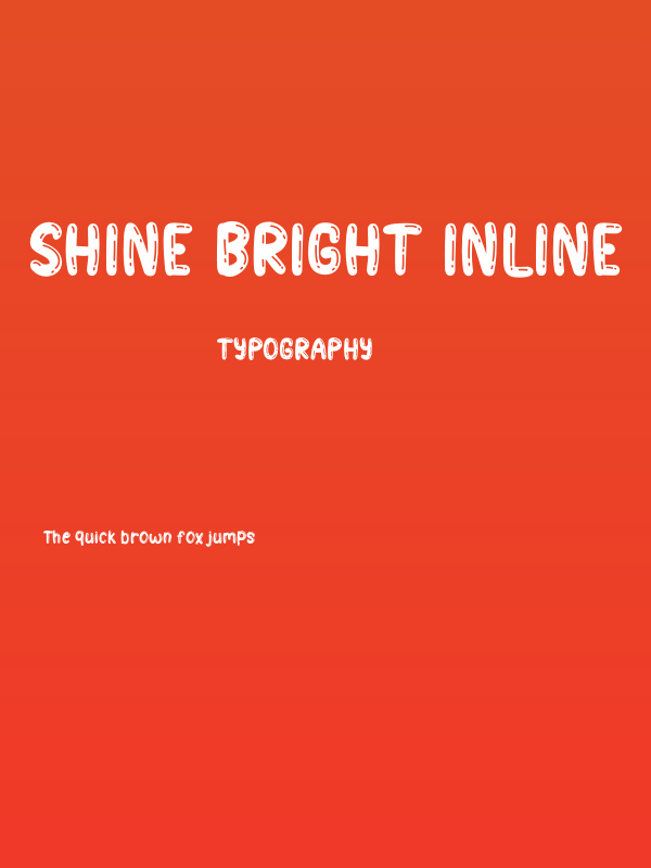 Shine Bright Inline Poster