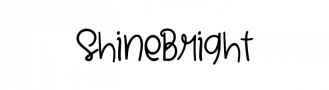 Shine Bright  Fuentes Gratis Descargar