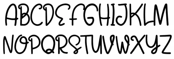 Shine Bright Schriftart Groß