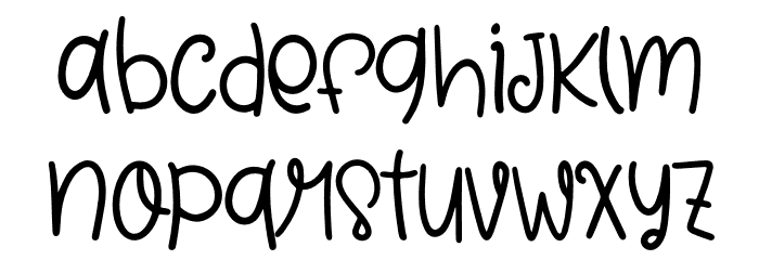 Shine Bright Font LOWERCASE