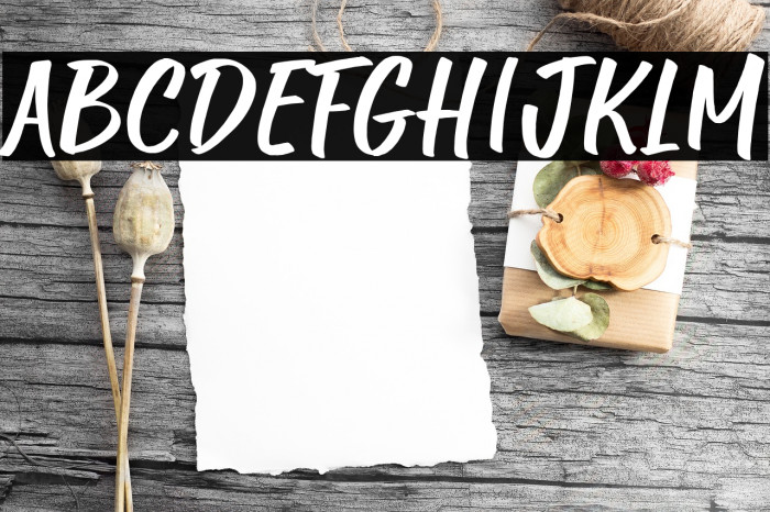 Shine Bright Font examples