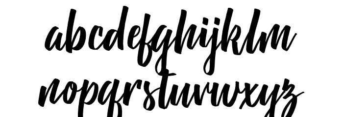 Shine Bright Font LOWERCASE