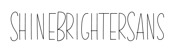 Shine Brighter Sans  नि: शुल्क फ़ॉन्ट्स डाउनलोड