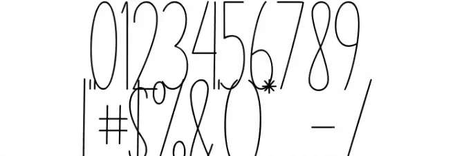 Shine Brighter Sans Font OTHER CHARS