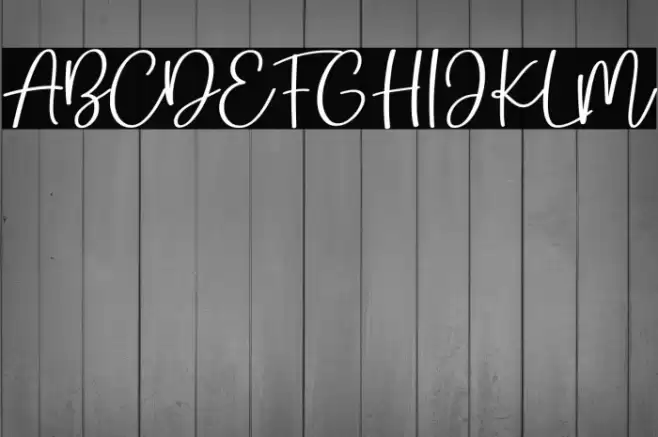 Shine Brighter Font examples