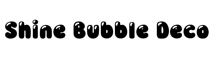 Shine Bubble Deco  لخطوط تنزيل