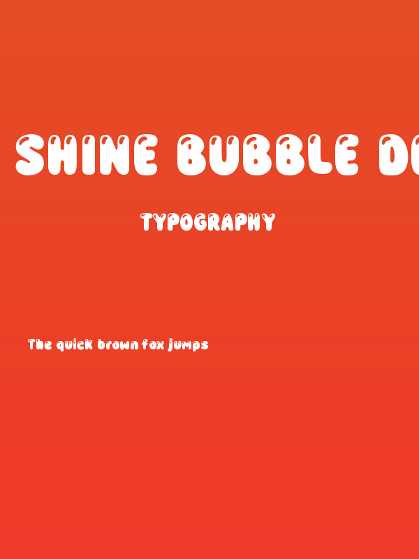 Shine Bubble Deco Poster