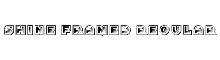 Shine Framed Regular  font caratteri gratis